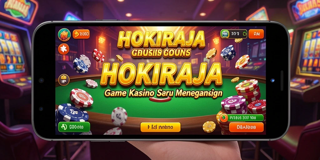 Tampilan gameplay menarik dan menegangkan dalam HOKIRAJA.