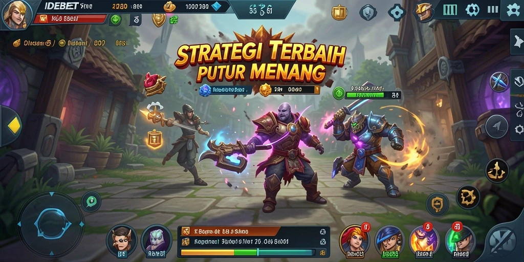 Tampilan gameplay mengasyikkan dalam IDEBET yang menuntut strategi hebat.