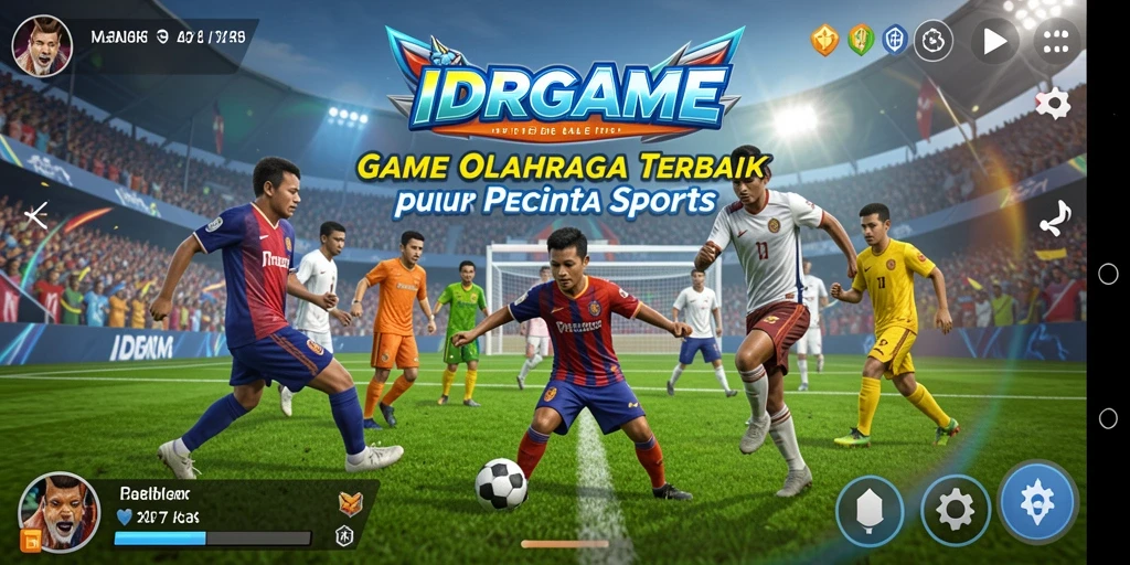 Tangkapan layar menarik dari gameplay olahraga yang mendebarkan.