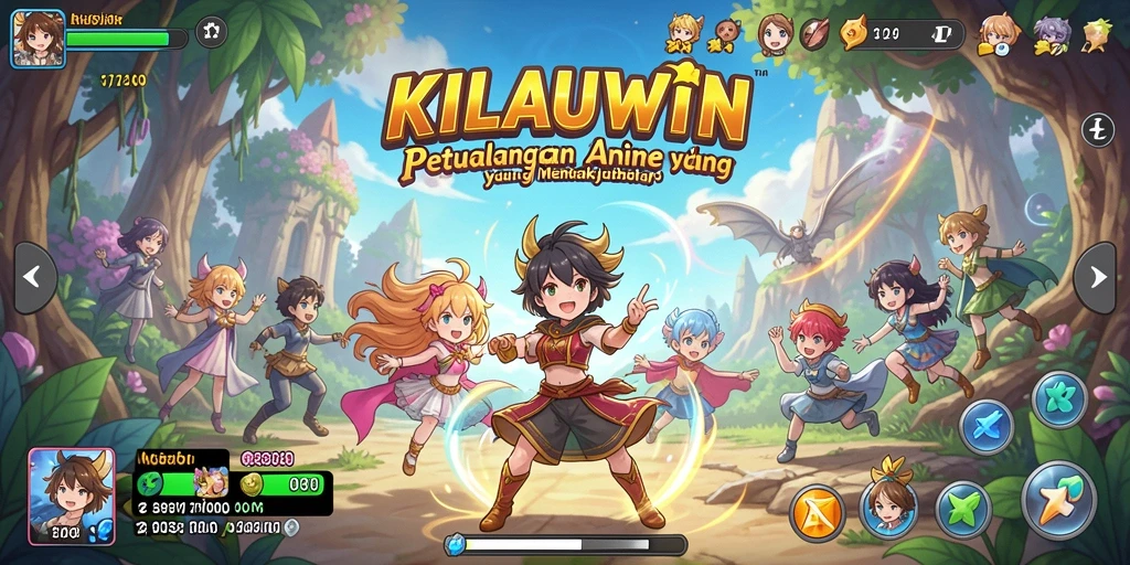 Gameplay seru dan karakter anime yang keren di KILAUWIN.