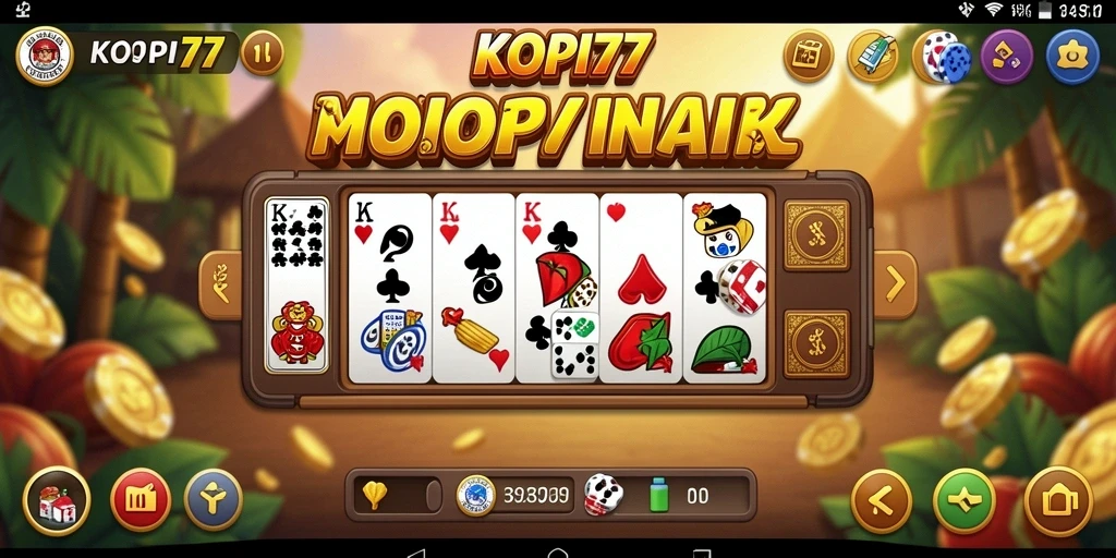 Tampilan gameplay KOPI77 yang menarik dan seru.