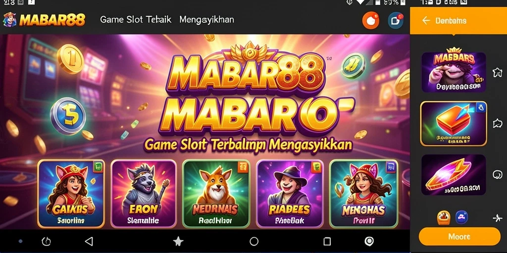 Gameplay seru dan menarik di MABAR88 yang ingin Anda coba.