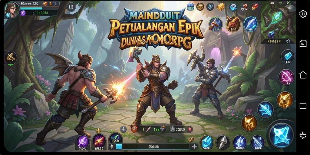 Tampilan gameplay seru di dunia MMORPG MAINDUIT.
