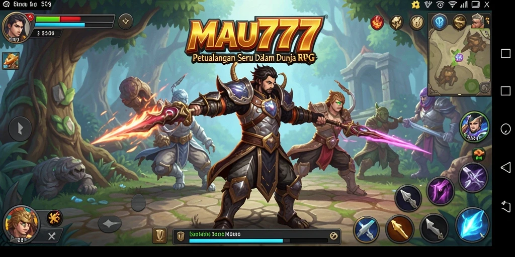 Tampilan gameplay seru dalam dunia RPG yang menakjubkan.