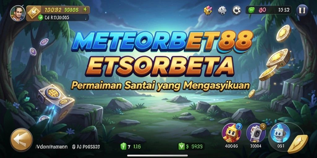 Tangkapan layar gameplay METEORBET88 yang menampilkan aksi seru dan grafik cerah.