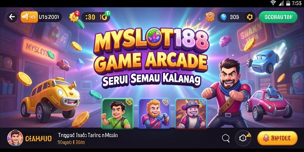 Tampilan menakjubkan dari gameplay MYSLOT188 yang penuh warna.