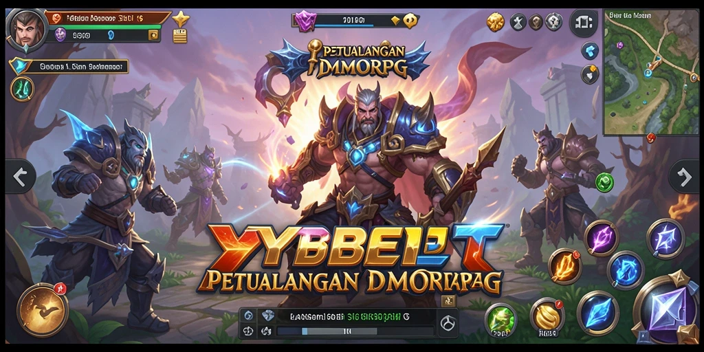 Tampilan gameplay seru di dunia YYBET yang penuh petualangan.